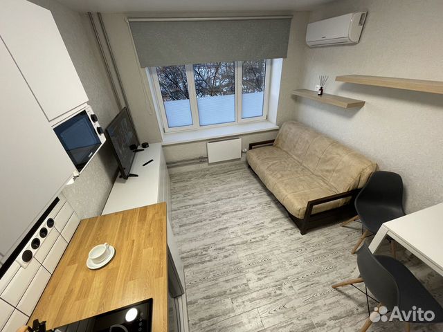 Квартира-студия, 16 м², 1 кровать
Квартира-студия, 16 м², 1 кровать