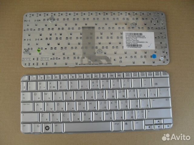 88142272142 Клавиатура для ноутбука HP TX2000 TX2500 серебрен