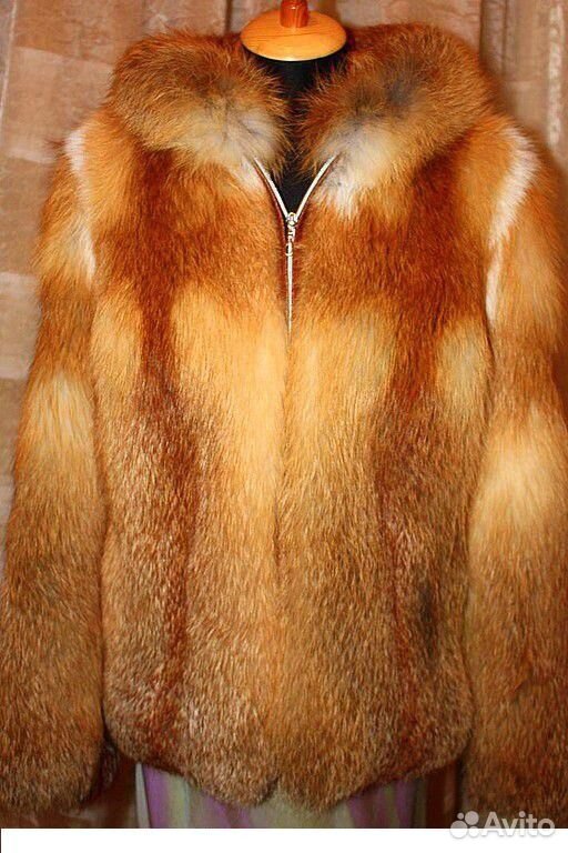 Куртка из рыжей лисы