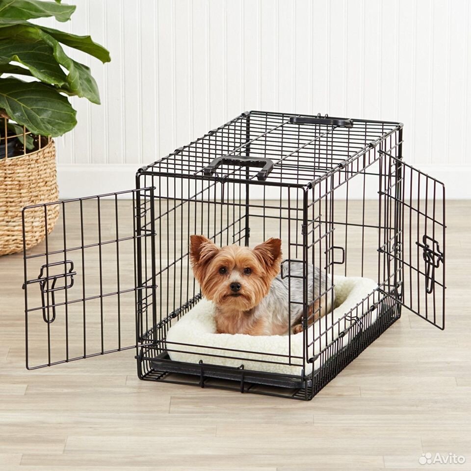 Folding Double Door Dog Crate клетка для собак
