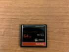 Compact Flash Sandisk 64 GB объявление продам