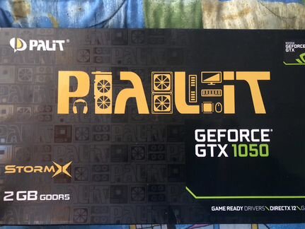 Видеокарта palit GeForce GTX 1050 stormx 2 гб gddr