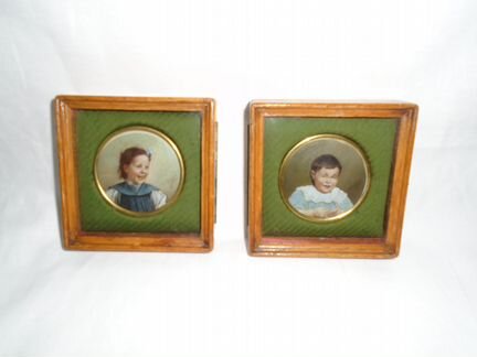 Парные миниатюры с детскими портретами, СССР