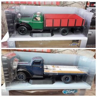 1940 Ford Flatbed, 1946 Chevrolet Highway 61 1:16
