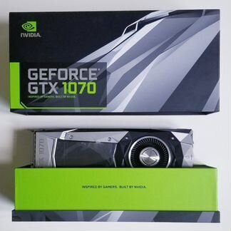 Видеокарты Nvidia GTX 1070 FE 8gb