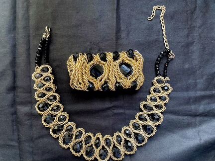 Ожерелье и браслет комплект