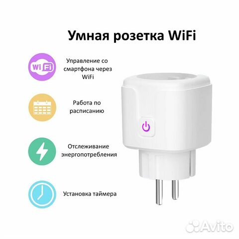 Умная розетка WiFi