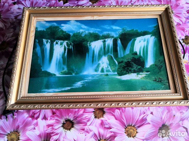 Картина водопад СССР