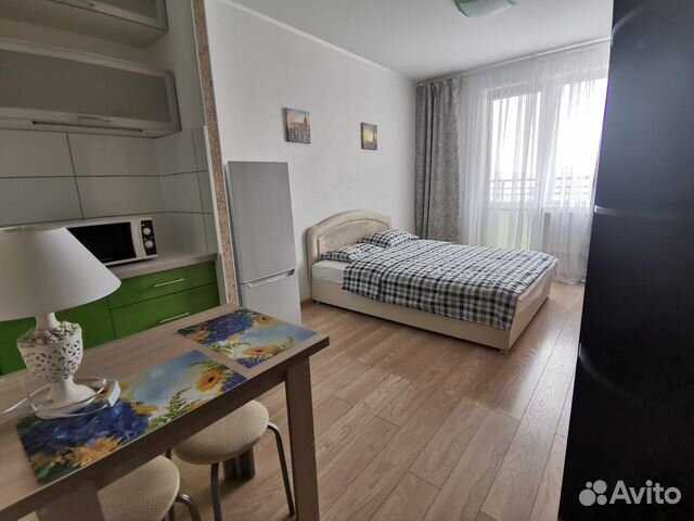 

Квартира-студия, 30 м², 1 кровать