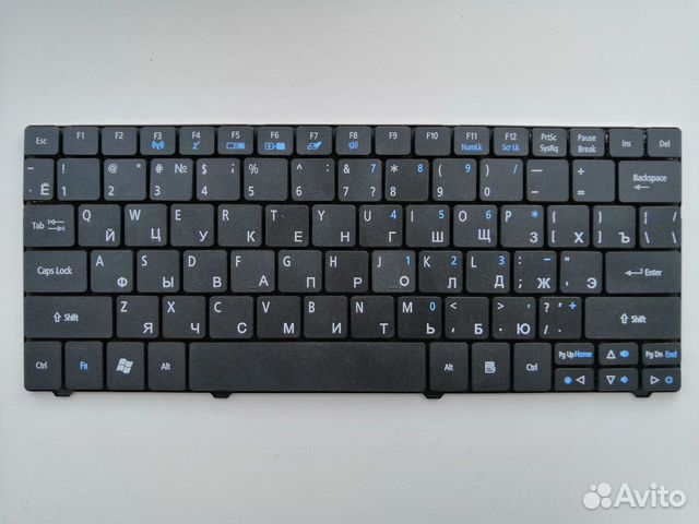 Клавиатура для ноутбука Acer 1410, 1810T черная