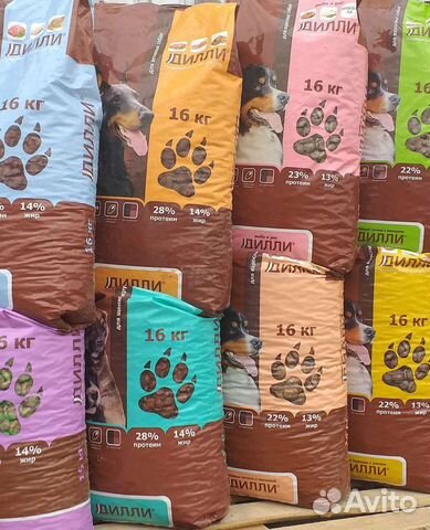 Корм для собак 14 кг Дилли