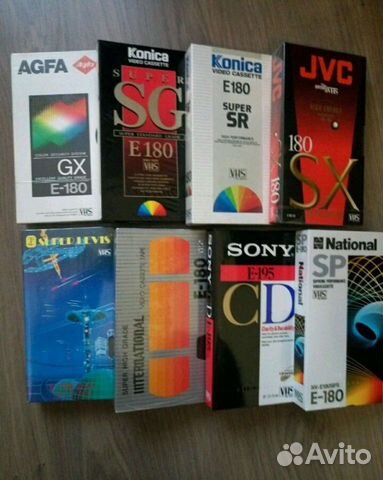 Видеокассеты чистые для коллекции или по прямому н