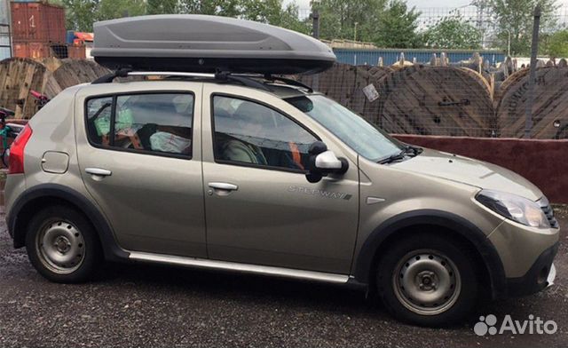 Автобокс Koffer A-440 440 литров Серый