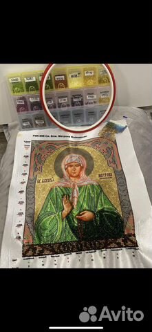 Набор для вышивания иконы из бисера вышивка