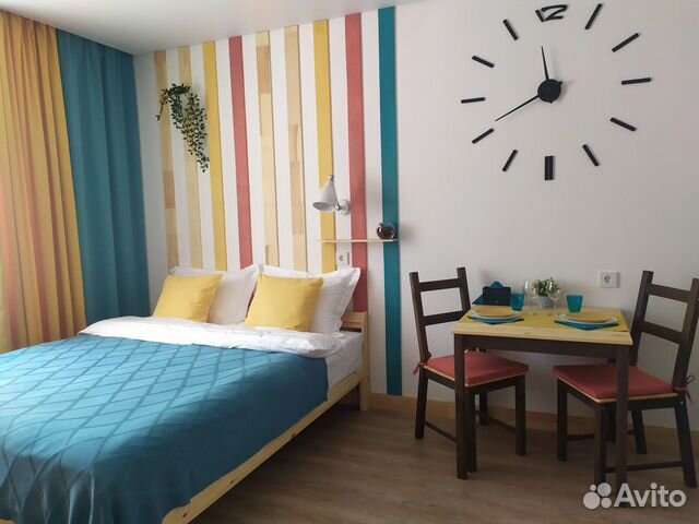 

Квартира-студия, 26 м², 2 кровати