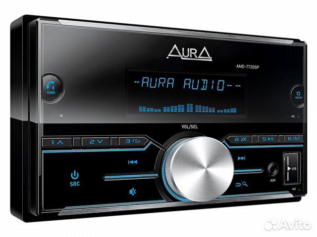 2 DIN процессорная автомагнитола AurA AMD-772 DSP