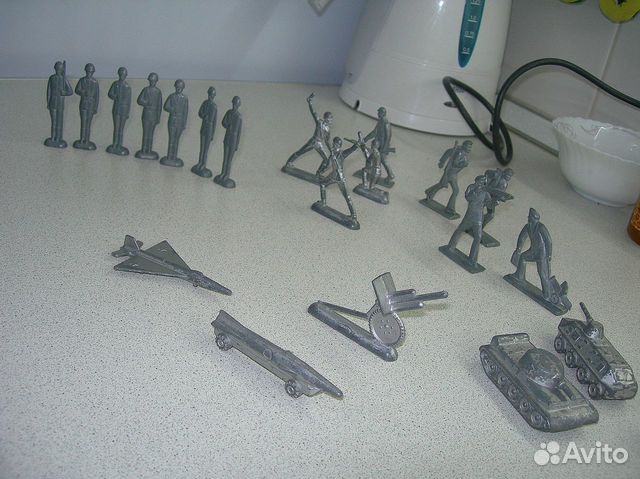 Оловянные солдатики столбики СССР