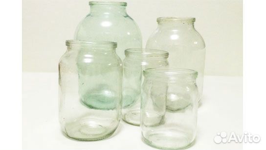 Банки стек для консерв. 3х л, 0,7, 0,350,0,250