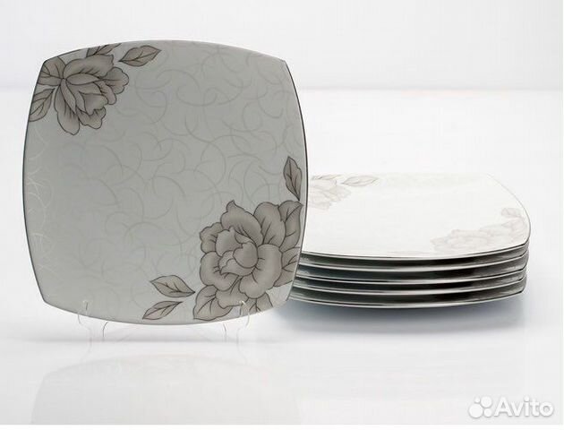 Набор тарелок фарфор 6 шт