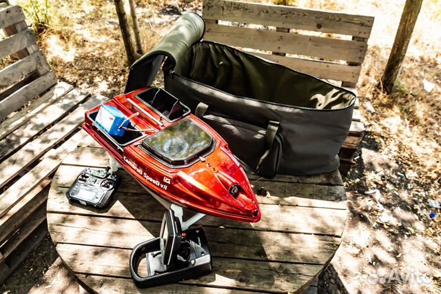 Карповый кораблик:сумка,камера,25А,эхолот,цвет