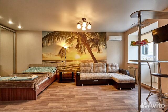 

Квартира-студия, 33 м², 2 кровати