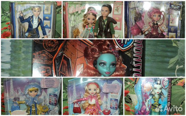 Куклы Эвер Афтер Хай, Монстер Хай, Энчантималс