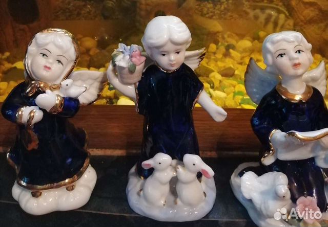 Ангелочки фарфор