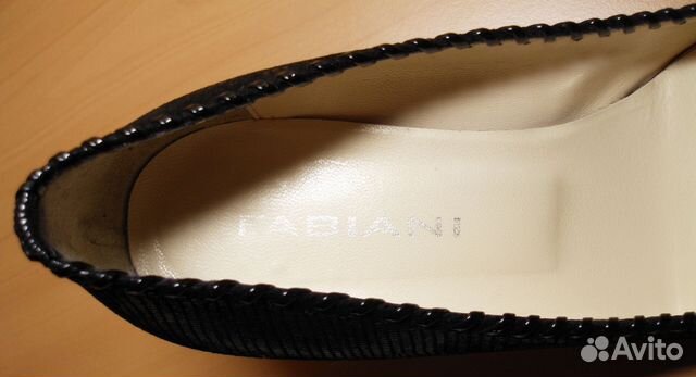Черные туфли Fabiani, женские, кожаные