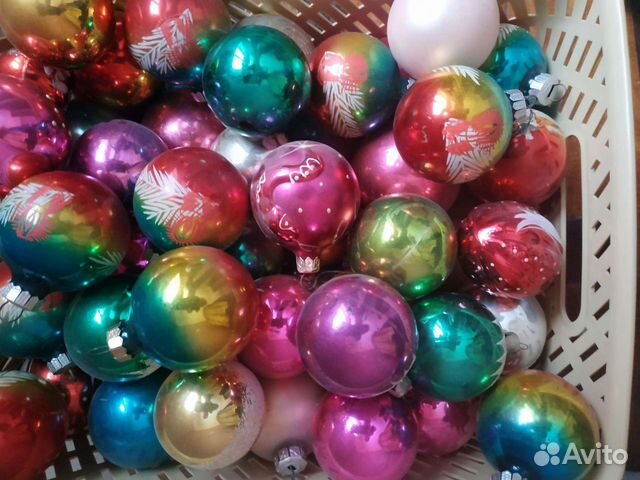 Елочные игрушки СССР глинка