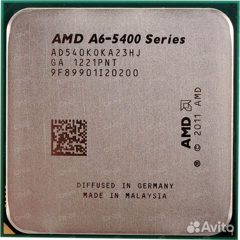 Процессор amd a6 5400 series сокет FM2