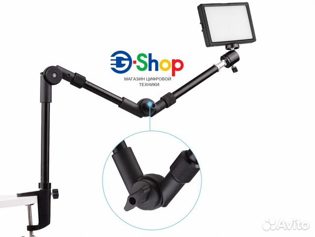 Штатив Andoer + Видеосвет USB + 4 фильтра