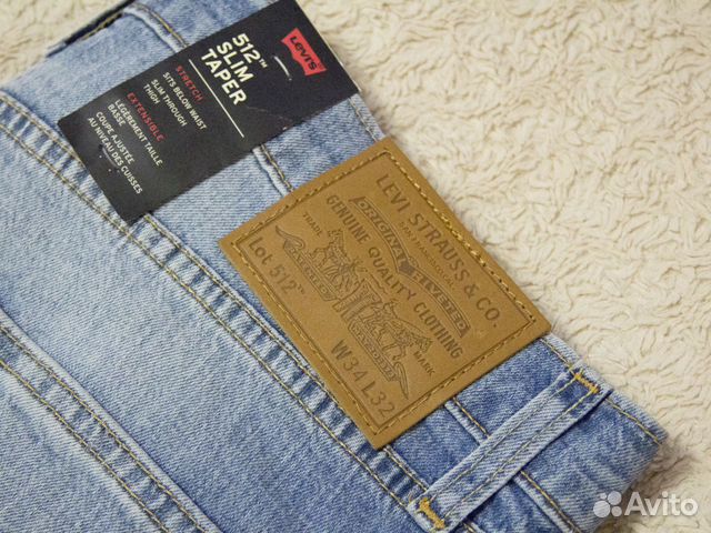 Джинсы Levis 512 W34 L32 Новые купить в Екатеринбурге | Личные вещи | Авито