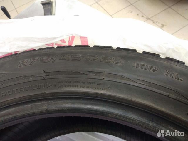 Nokian 275/45 R20 110R, 4 шт