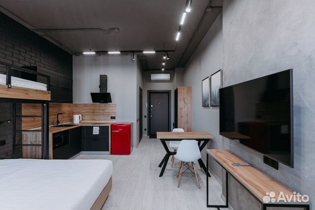 

Квартира-студия, 30 м², 1 кровать