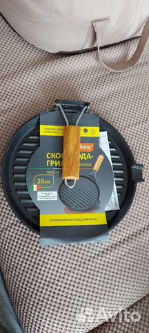 Сковорода гриль новая