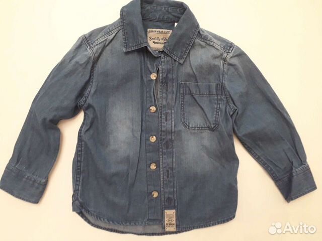 Джинсовые рубашки