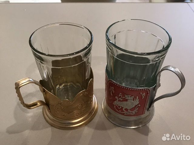 Стакан с подстаканником