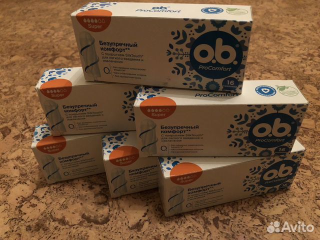 Тампоны ob Супер 8,16 и нормал pro comfort 16шт