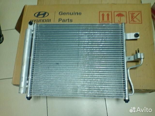 Радиатор кондиционера на hyundai accent