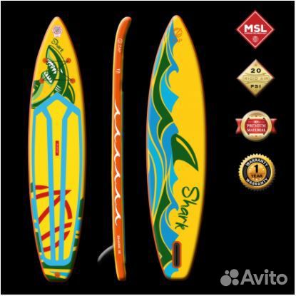SUP board сап доска Shark 12 MSL Fusion