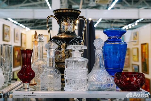 Стекло. Вазы. Хрусталь СССР посуда