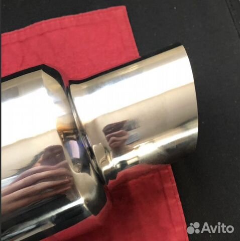 Банка глушителя bass active plus скошенная 76мм