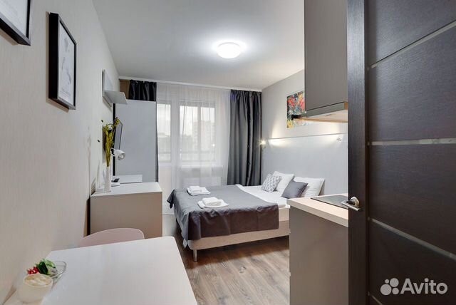 

Квартира-студия в апарт-отеле, 23 м², 1 кровать