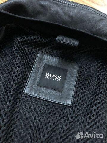 Кожаная куртка hugo Boss