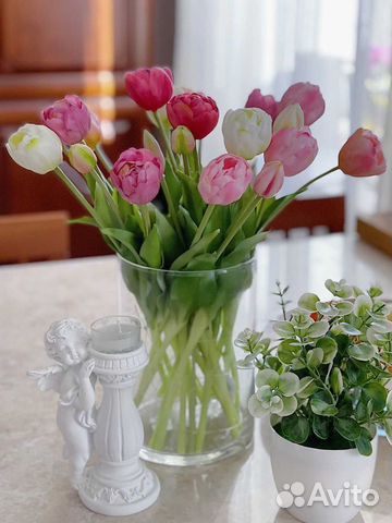 Силиконовые тюльпаны