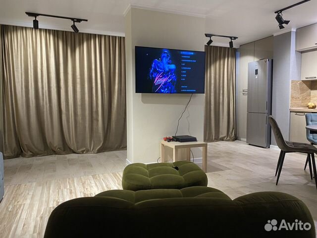 

Квартира-студия, 53 м², 2 кровати