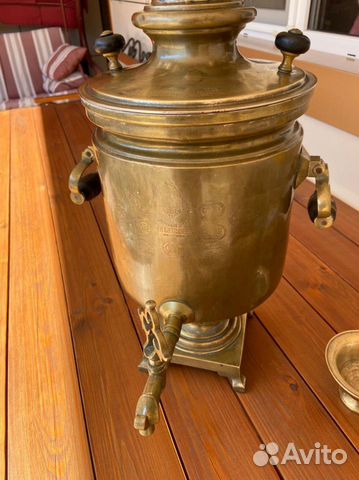 Самовар Баташев с медалями антиквар