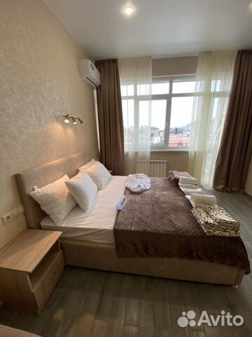 

Квартира-студия, 44 м², 2 кровати