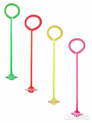 Нейроскакалка 63см (цвета микс, свет) 6191