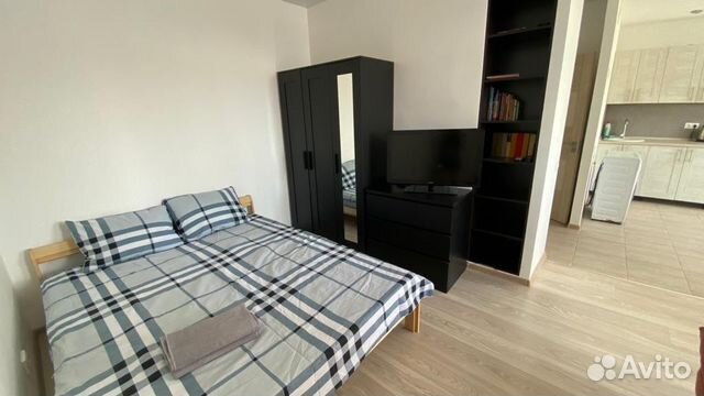 

Квартира-студия, 35 м², 2 кровати